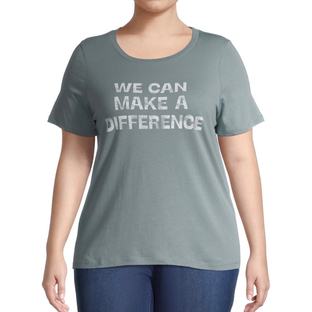 Grayson Social “We Can Make A Difference” Women’s Tee 3X